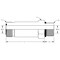 World Wide Fittings Male Flat Face O-Ring to Male O-Ring Boss Adjustable Stud Straight - Long 4316X12X12 - alternate 2